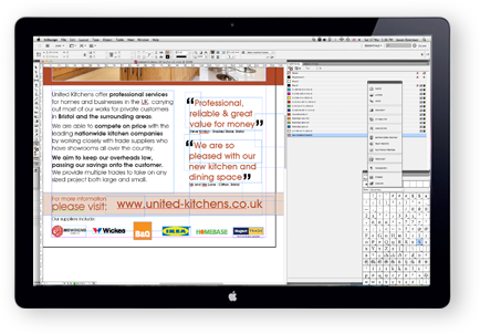inDesign Design for United Kitchens